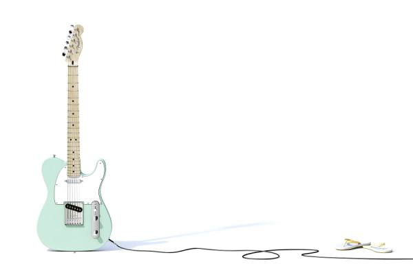 Photograph Chris Clor Telecaster on One Eyeland